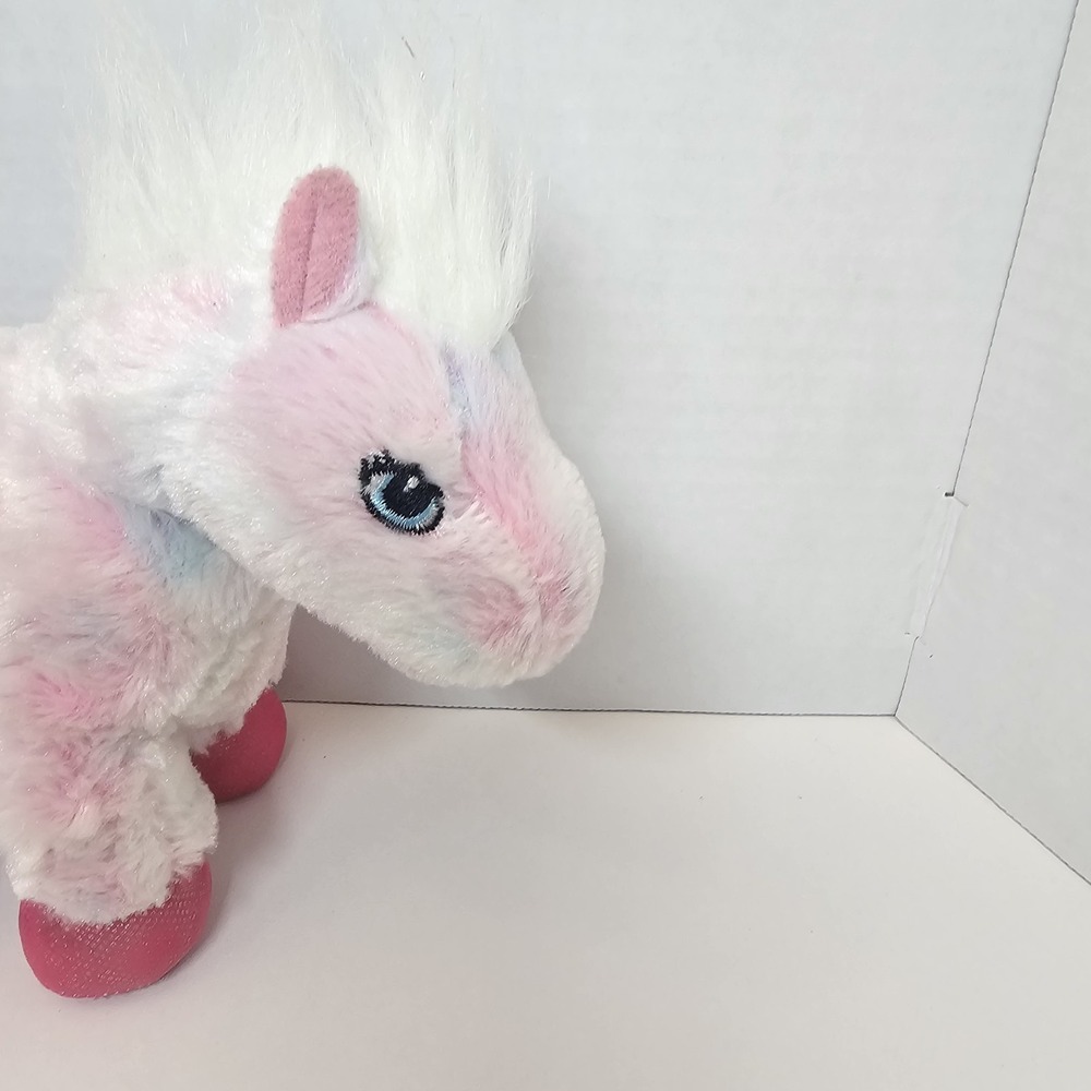 Ganz Webkinz Pink Pony HM117 Plush Stuffed Animal Toy Pink Horse, 7" No Code - Picture 2 of 10